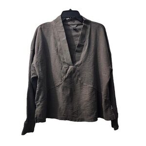 Eddie Bauer V-Neck Pullover Sweatshirt Comfy Casual Top Women's‎ L